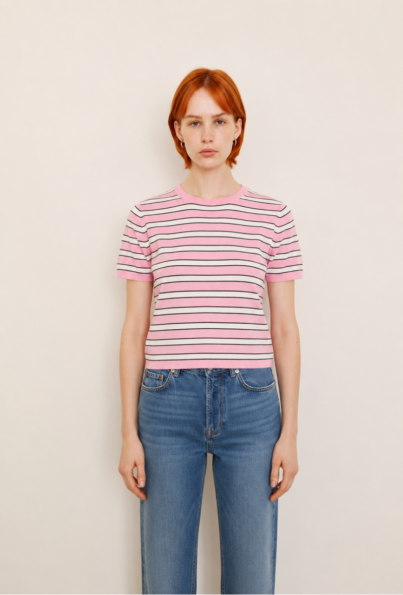 Pull Manche CourteShort Sleeve Knit