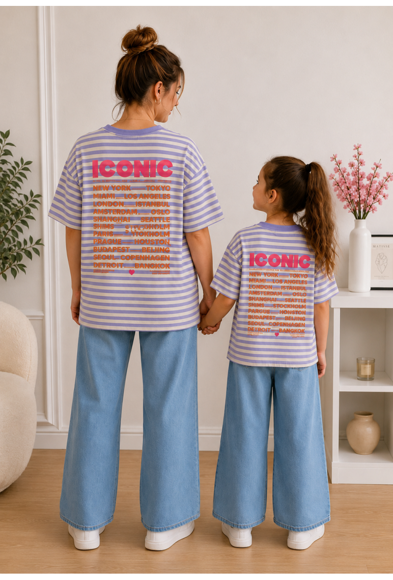 T-shirt Iconic RayéStripped Iconic T-shirt