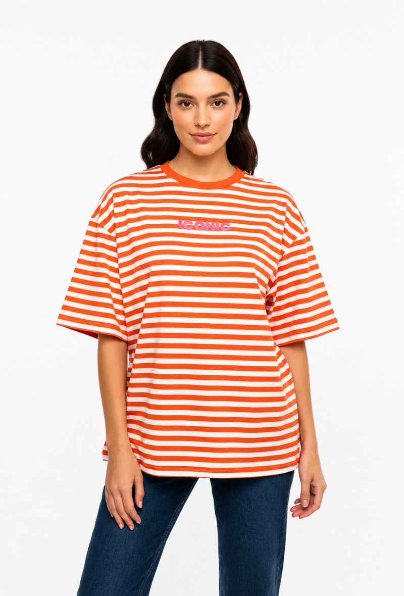 T-shirt Iconic RayéStripped Iconic T-shirt